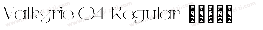 Valkyrie C4 Regular字体转换